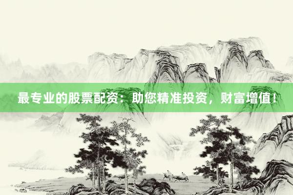 最专业的股票配资：助您精准投资，财富增值！