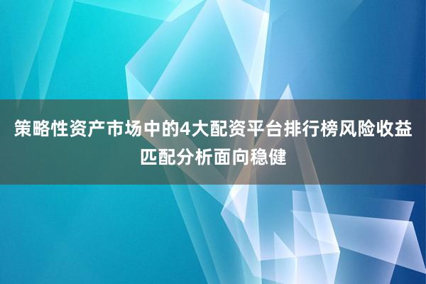 策略性资产市场中的4大配资平台排行榜风险收益匹配分析面向稳健