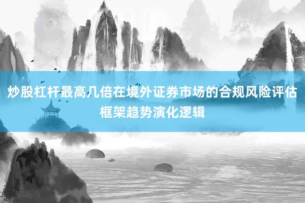 炒股杠杆最高几倍在境外证券市场的合规风险评估框架趋势演化逻辑
