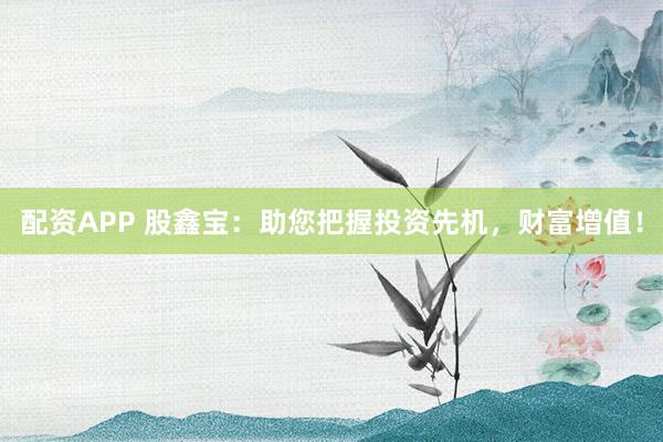 配资APP 股鑫宝：助您把握投资先机，财富增值！
